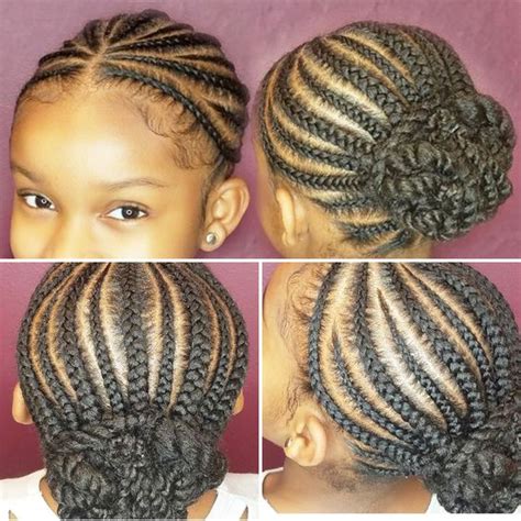 20 Cute Cornrows For Kids Hairstyles That Look Amazing New Natural