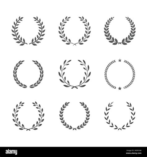 The Laurel Wreath Stock Vector Images Alamy