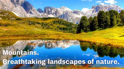 Mountains Breathtaking Landscapes Youtube