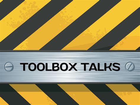 8 Safety Toolbox Talks Ideas Safety Health And Safety