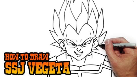 My name is ramny and i make youtube drawing tutorials. How to Draw SSJ Vegeta- Dragon Ball Z- Video Lesson - YouTube