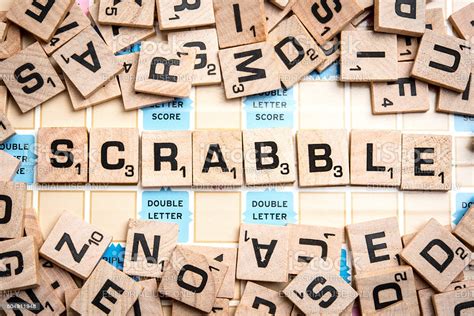 Word Scrabble In Scrabble Letters Stock Photo Download