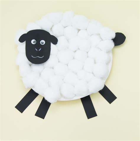 Paper Plate Sheep Craft This Cute Sheep Is A Brilliant Craft For
