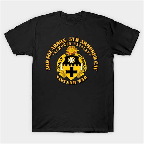 3rd Squadron 5th Armored Cav Vietnam War Vet T Shirt Teepublic