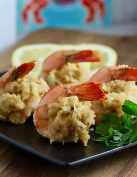 Crab Stuffed Shrimp Easy And Elegant Grits And Pinecones