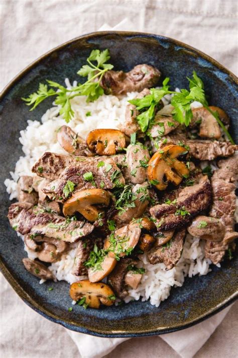 Easy Classic Beef Stroganoff With Rice Is Made With Just A Few Everyday Ingredients That Means