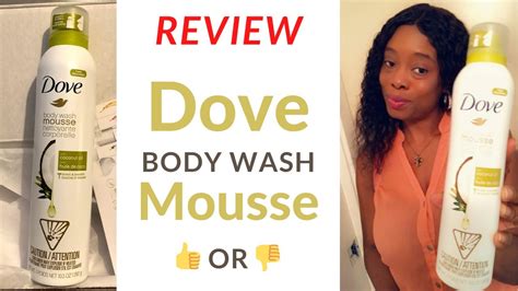 Dove Body Wash Mousse With Coconut Oil Review Shower And Shave Youtube