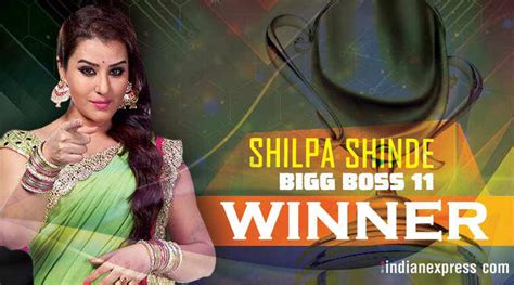 Shilpa Shinde Wins Bigg Boss 11 Hina Khan Becomes First Runner Up The Indian Express