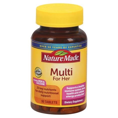 Save On Nature Made Multi For Her With Iron And Calcium Dietary