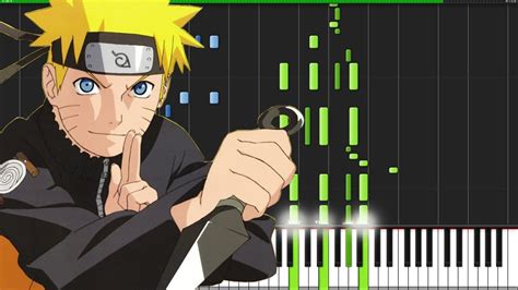 Naruto Shippuuden Opening 3 Blue Bird Piano Tutorial Synthesia