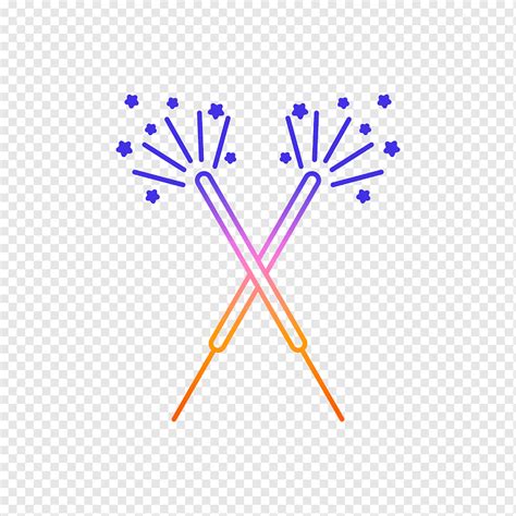 Diwali Festival Fireworks Fuljhari Lights Diwali Gradient Icon