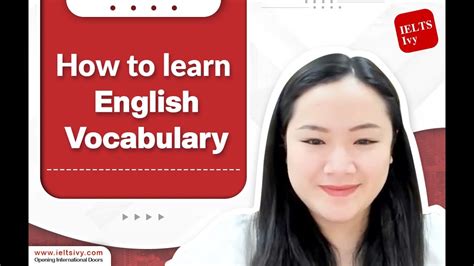 How To Learn English Vocabulary Youtube