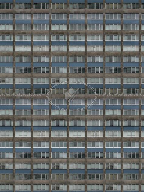 Texture Residential Building Seamless 00797