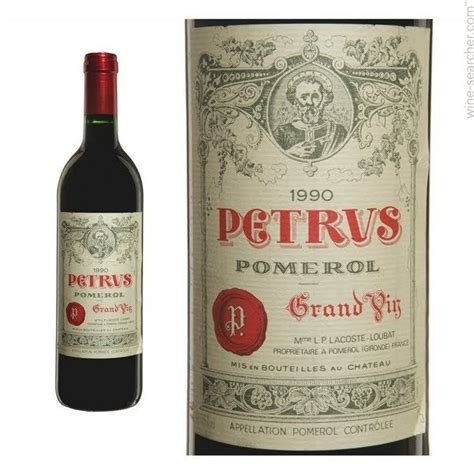 1990 Petrus Pomerol France Prices Wine Searcher