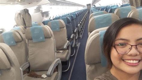 Kisah Wanita Ini Viral Di Medsos Karena Jadi Satu Satunya Penumpang Di Pesawat Tribunnews Com