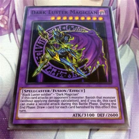 Dark Luster Magician Common Orica Fanmade Yugioh Card Etsy