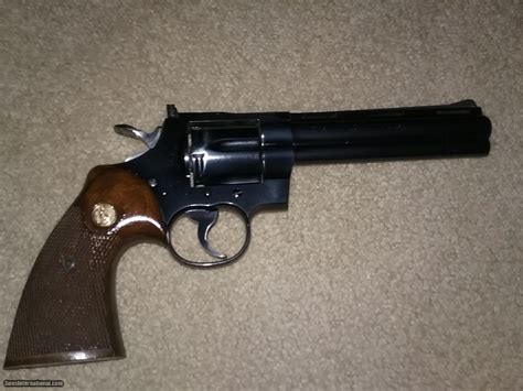 Colt Python 357 Magnum38 Special Double Action Revolver 6 In Barrel