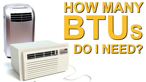 Size of room and air conditioner output. How Many BTUs Do I Need? How To Properly Size A Room Air ...