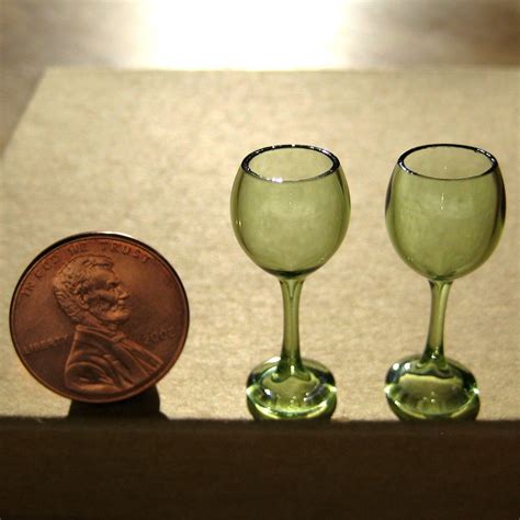 Miniature Wine Glasses Hand Blown Glass