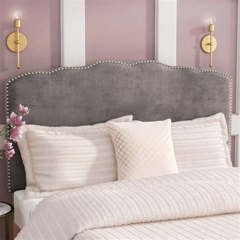 We're diy and home bloggers with a lot of love for updating a house on a budget. Demers Upholstered Panel Headboard | Panel headboard ...
