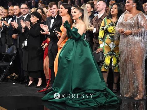 Ariana Grande Emerald Green Ball Gown Grammys Xdressy