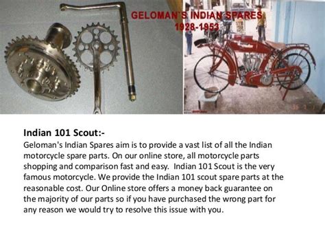 Indian Motorcycle Spares Parts