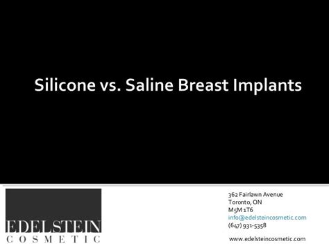 Silicone Vs Saline Breast Implants Explained