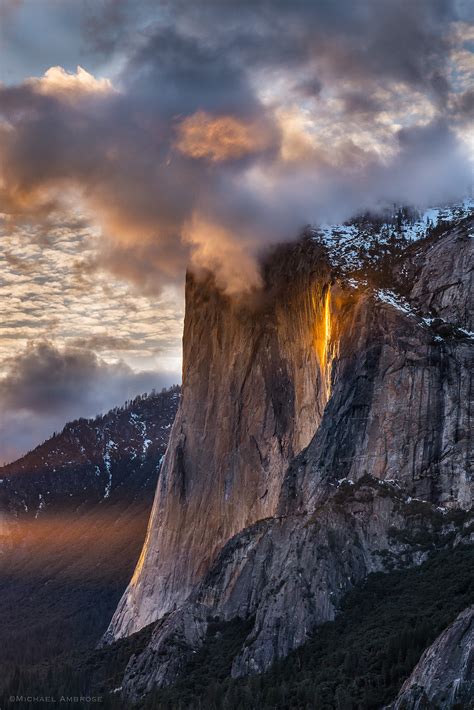 Horsetail Fall 2021 Yosemite National Park Michael Ambrose Photography
