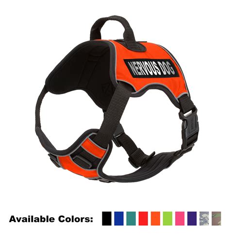 Dogline Nervous Dog No Pull Dog Harness With Reflective Removable