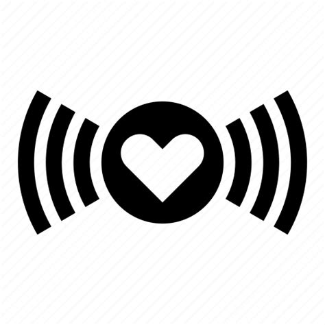 Heart Love Soul Valentines Wifi Wireless Icon