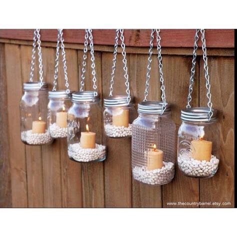 Hanging Candles In Mason Jars We Have To Try This Great