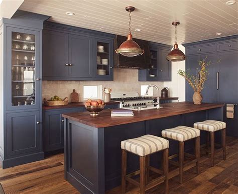 31 Stunning Navy Kitchen Cabinets Ideas You Have Must See Magzhouse