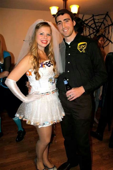 a man and woman dressed up in costumes