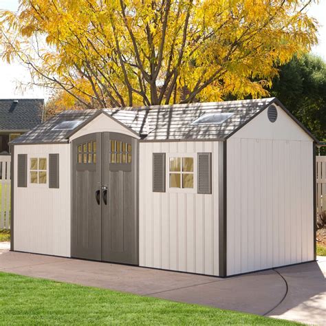 Lifetime 14 Ft 10 In W X 8 Ft D Metal Storage Shed Wayfairca