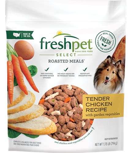 Watch our freshpet employees, karina and katie try our dog food. Freshpet Select Tender Chicken Recipe for Dogs - Roasted ...