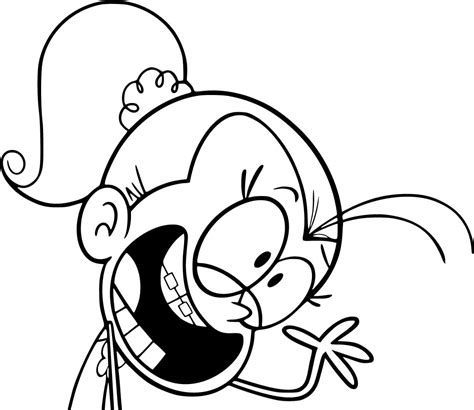 Silly Luan Loud Coloring Page Download Print Or Color Online For Free