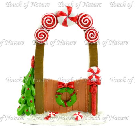 Candy Cane Arch Way With Wreath And Tree 5inch In 2020 Green