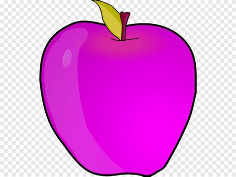 Apple Cartoon Pink Pearl Apple Chevron Purple Food Png Pngegg