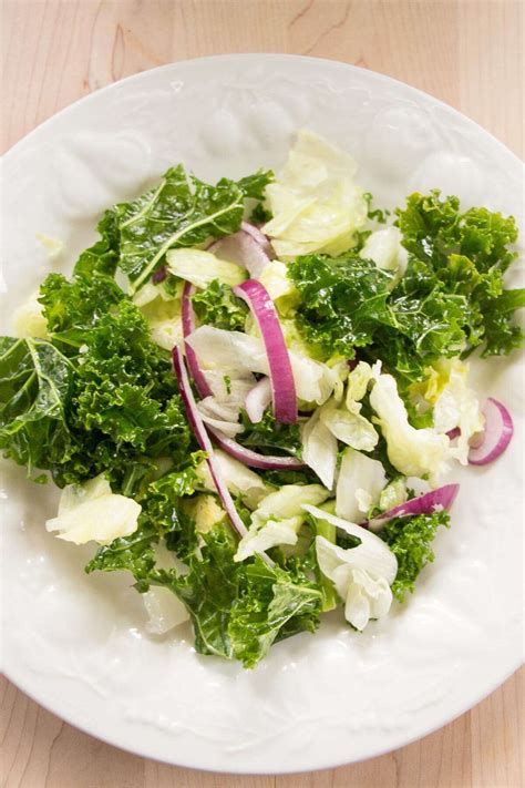 Easy Kale Lettuce Salad