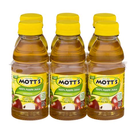 Save On Motts 100 Apple Juice Original 6 Pk Order Online Delivery