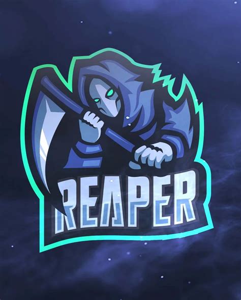 Reaper Sport And Esports Logos Template Ai Eps Esports Logo Esports