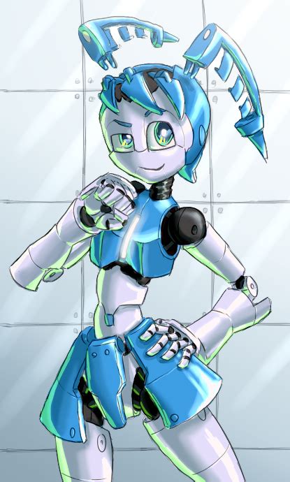 Blue Robot Girl My Life As A Teenage Robot Know Your Meme