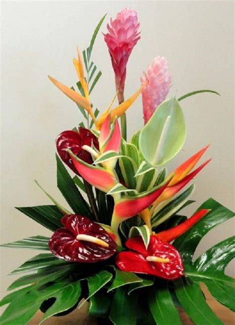 Arreglos Florales Tropicales Increíbles Diseños Decorativos Plantas