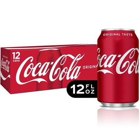 Coca Cola Soda Soft Drink 12 Fl Oz 12 Pack Walmart