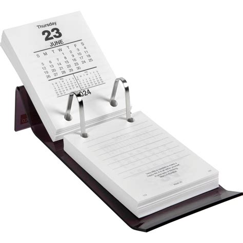 Sasco Desk Calendar Stand Acrylic Top Hole Standard Winc