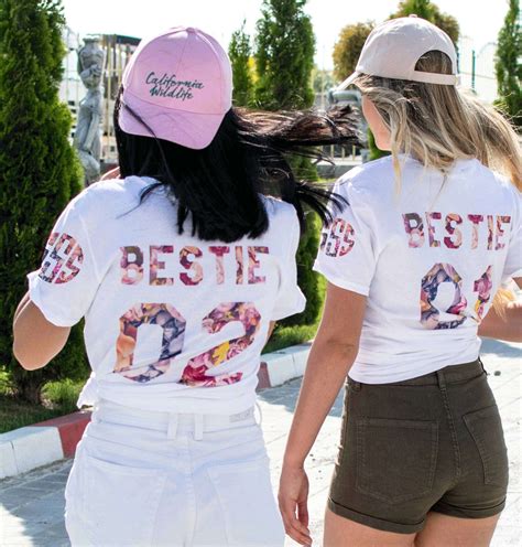 Monogram Bestie Shirts, Bestie 01, Matching Best Friends Shirts