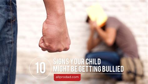 10 Signs Your Child Might Be Getting Bullied All Pro Dad All Pro Dad