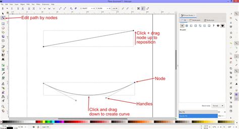 How To Use The Bezier Curve Tool Inkscape Design Bundles