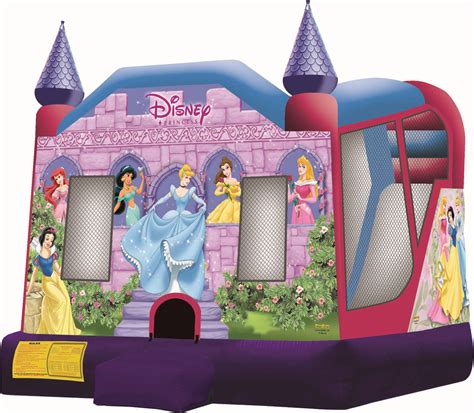 Disney Princess 4 In 1 Inflatable Combo Inflatable Rentals Lets Party