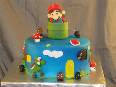 Super mario brothers birthday cake cakecentral. Mario Cakes - Decoration Ideas | Little Birthday Cakes